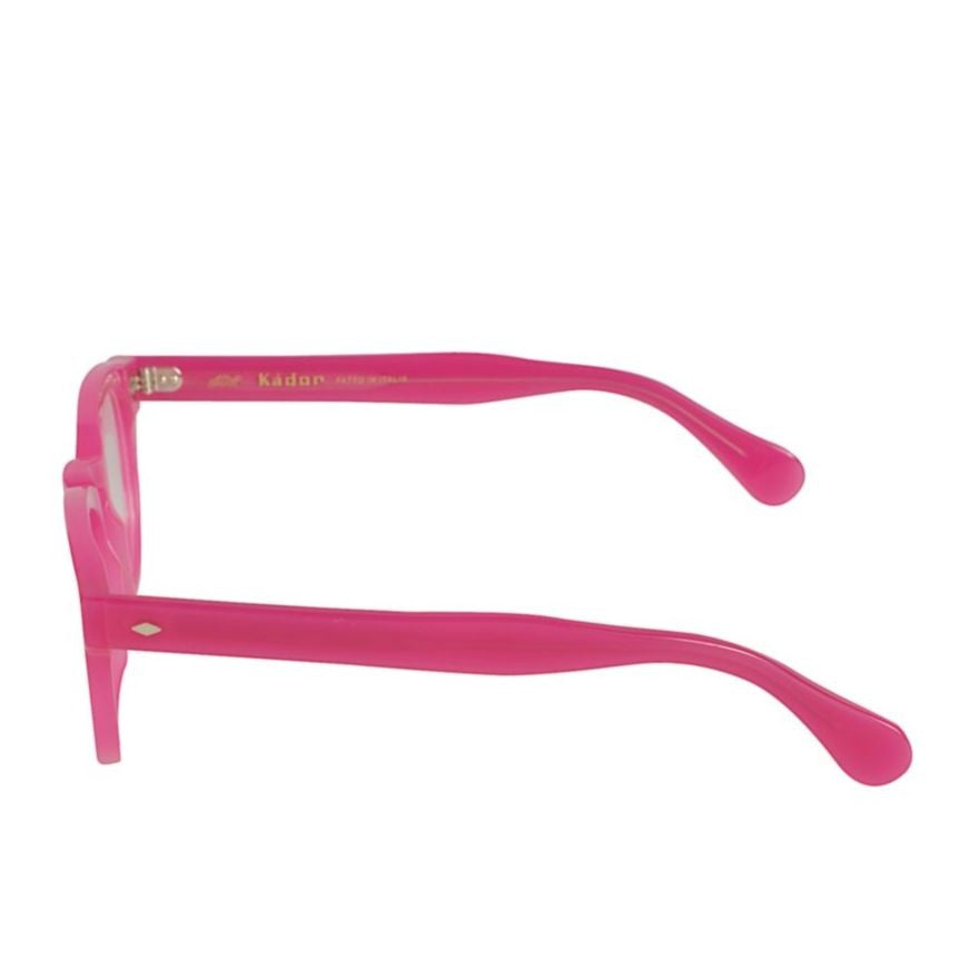 Kador Woody Cal 49 Translucent Pink Rounded Sunglasses
