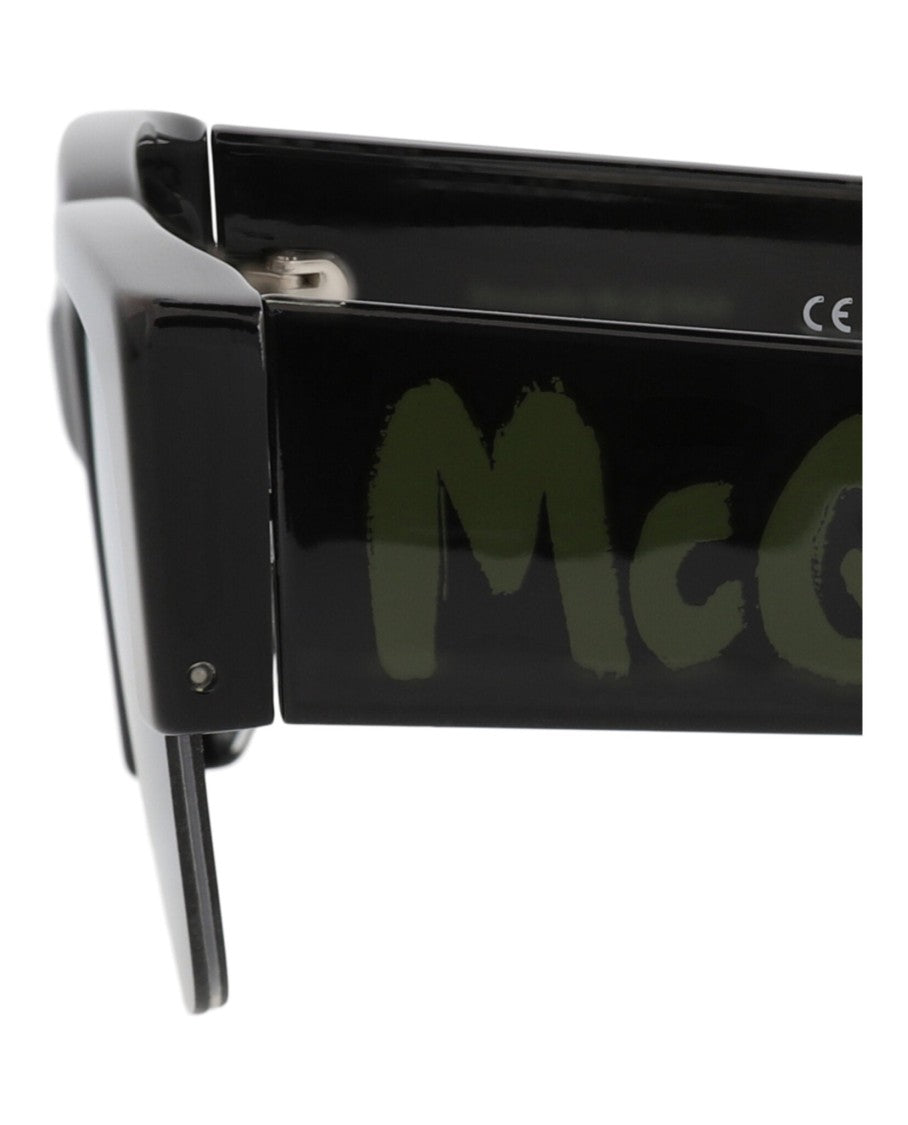 Alexander Mcqueen Square-Frame Recycled Acetate Sunglasses