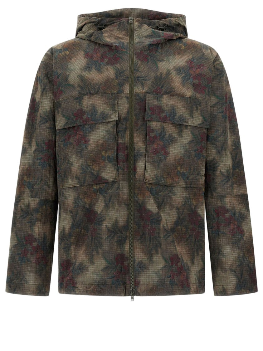 Herno Tropical Pattern Ripstop Parka