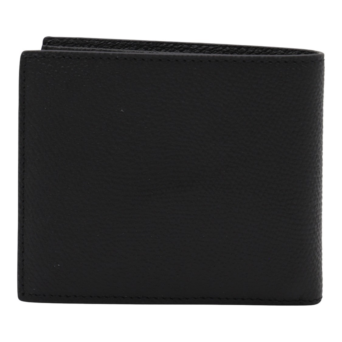 Valentino Garavani Textured Leather Bifold Wallet With Metallic Emblem
