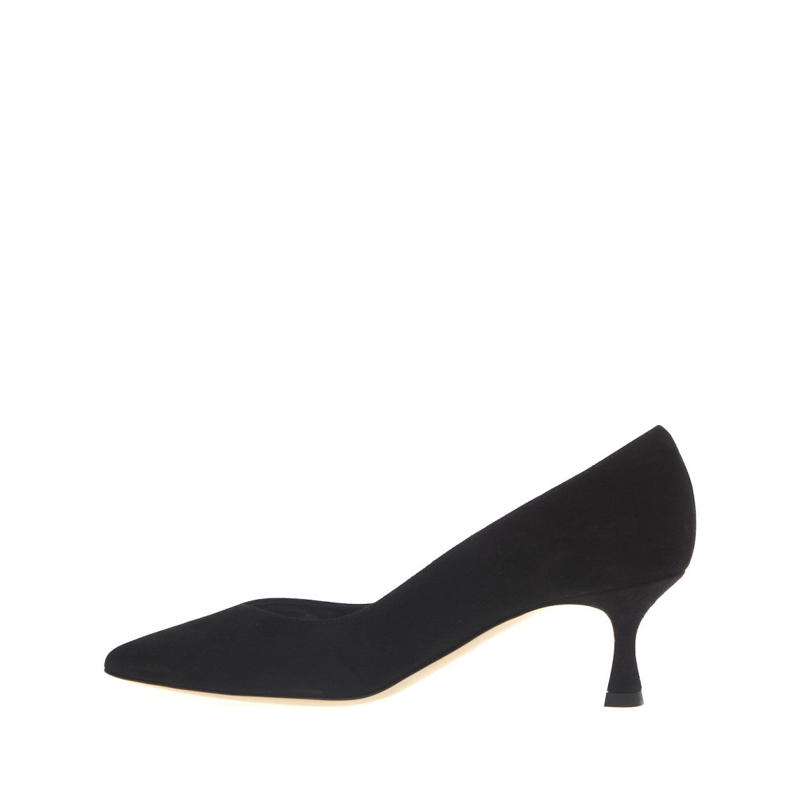 Ninalilou Pump Black Suede Heel 55 Mm