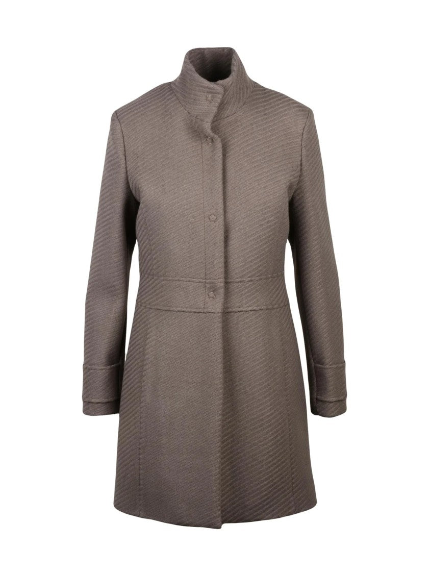Lakore Turquoise Wool-Blend Coat