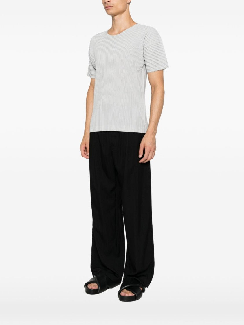 Homme Plissé Issey Miyake Boxy Pleated Short-Sleeve T-Shirt