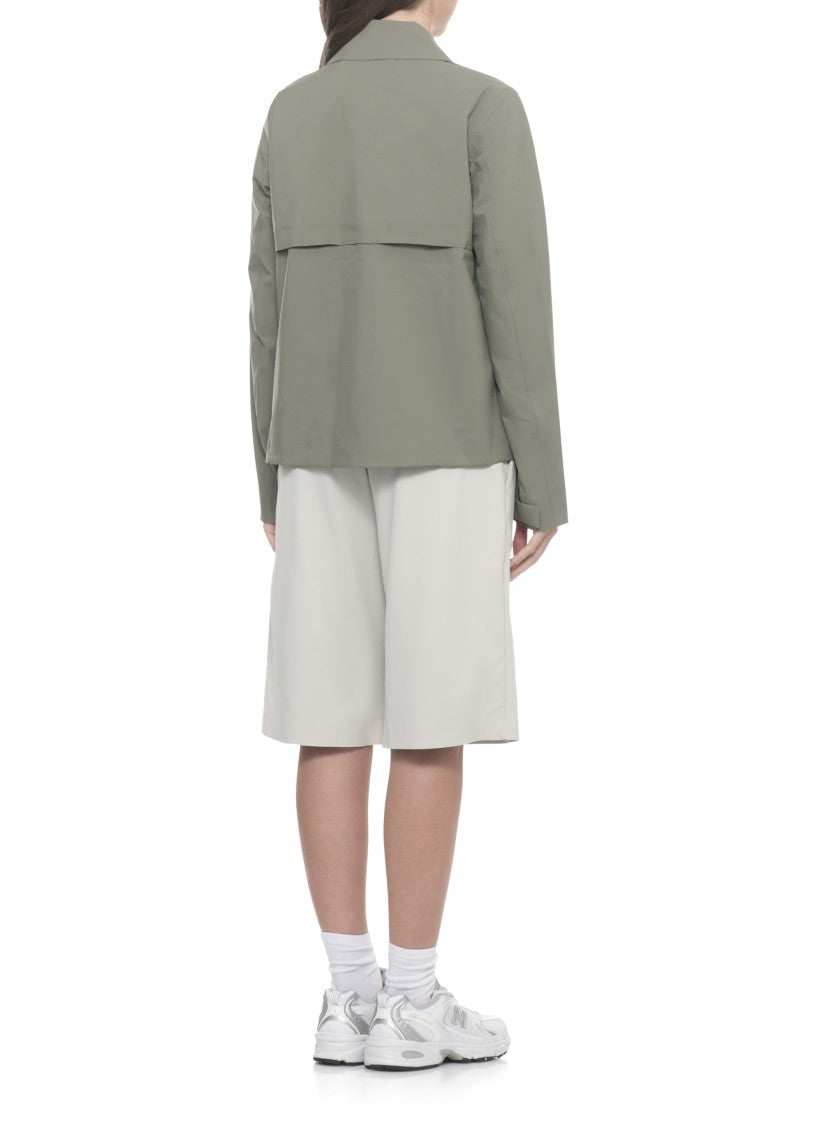 K-Way Green Arabel Waterproof Zip Jacket