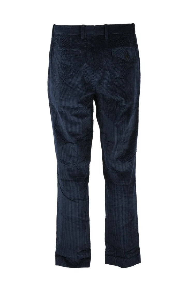 Hindustrie Straight-Leg Corduroy Trousers With Classic Waistband