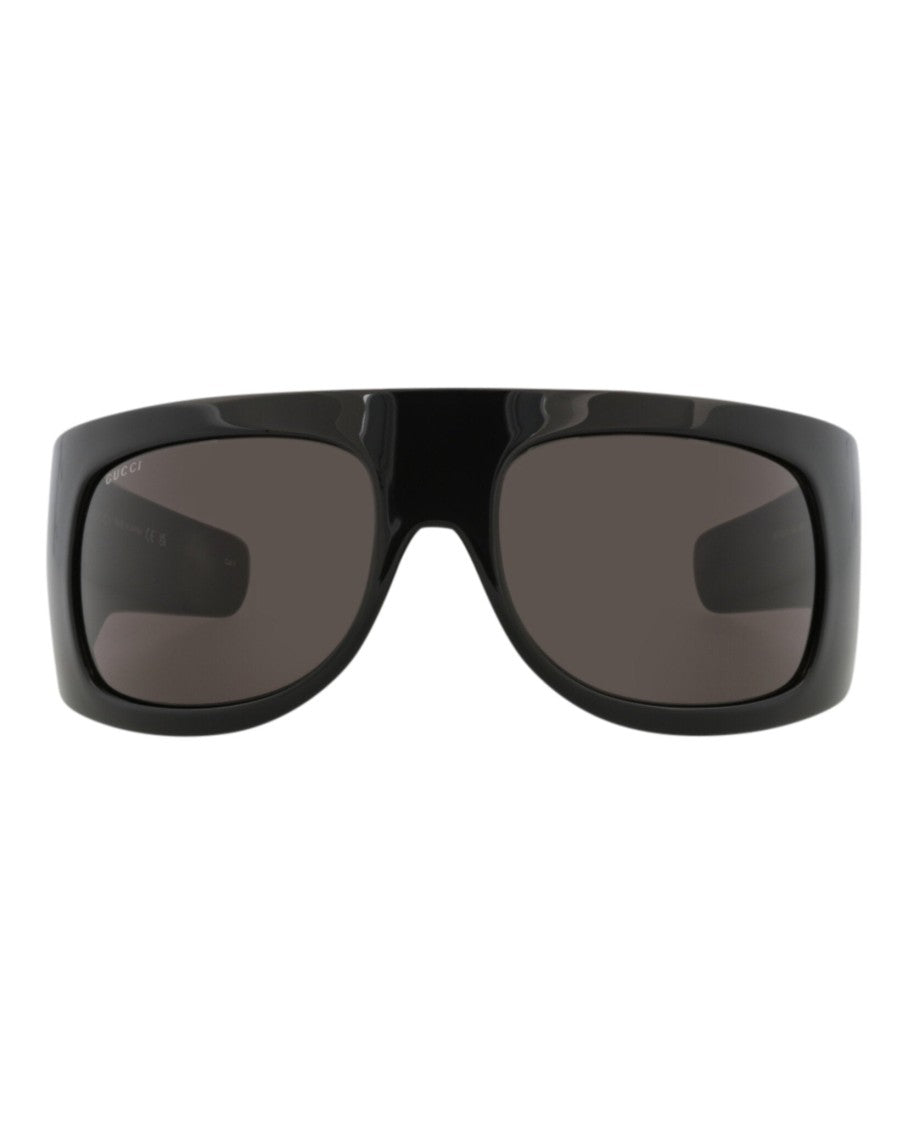 Gucci Shield-Frame Injection Sunglasses