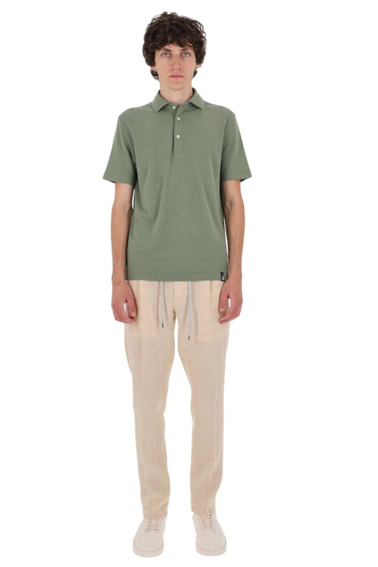 Drumohr Ice Cotton Polo Shirt