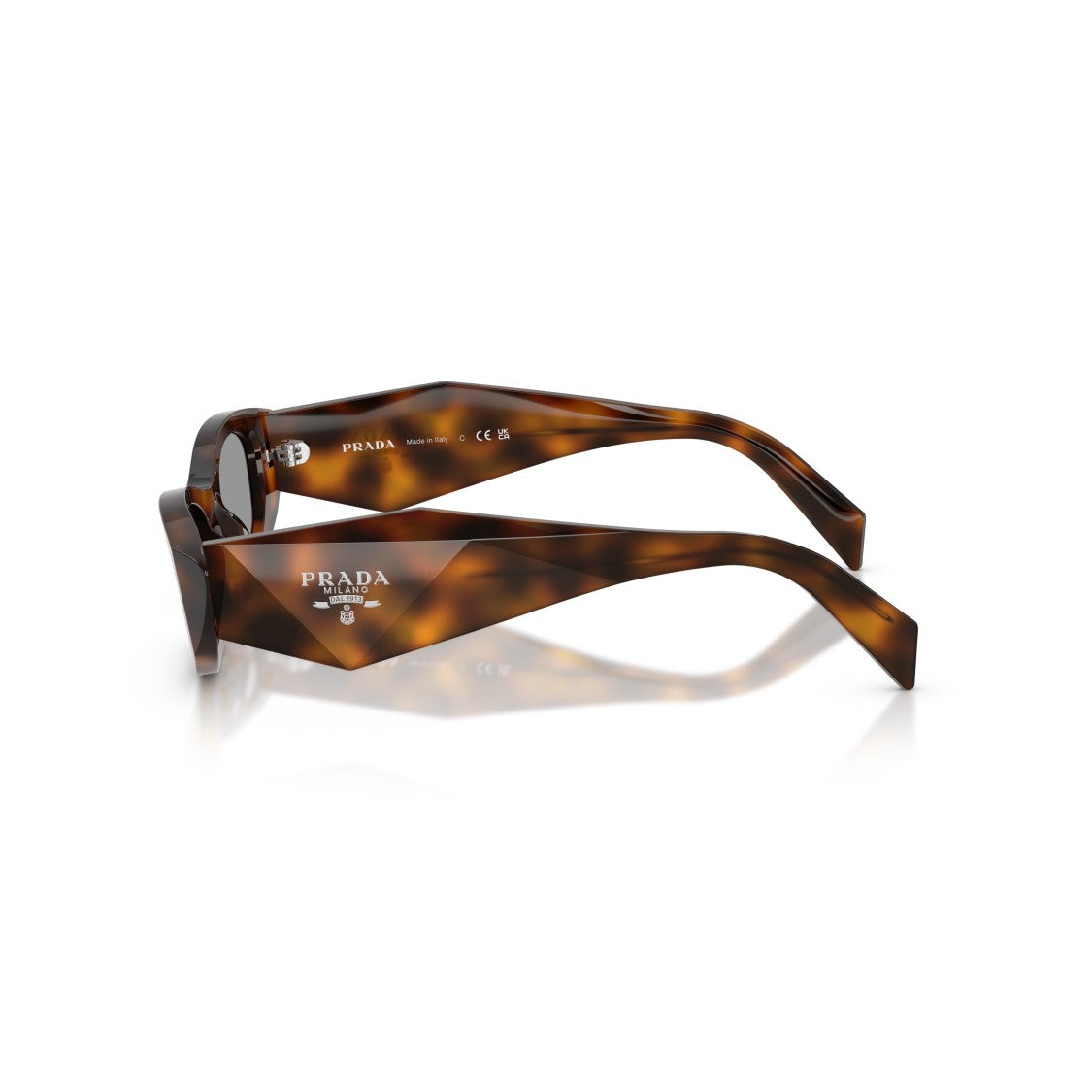 Prada 0Pr B16s Angular Cat-Eye Sunglasses