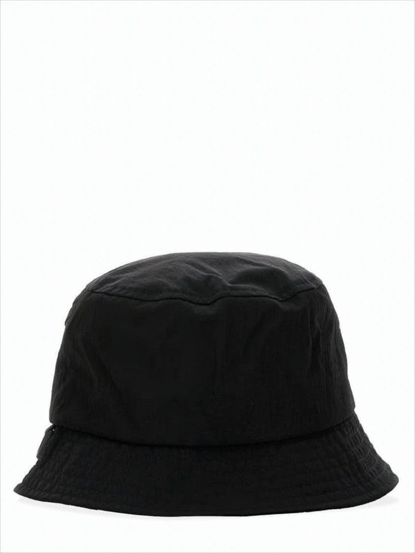 Jacquemus Minimalist Black Cotton Bucket Hat With Tonal Branding
