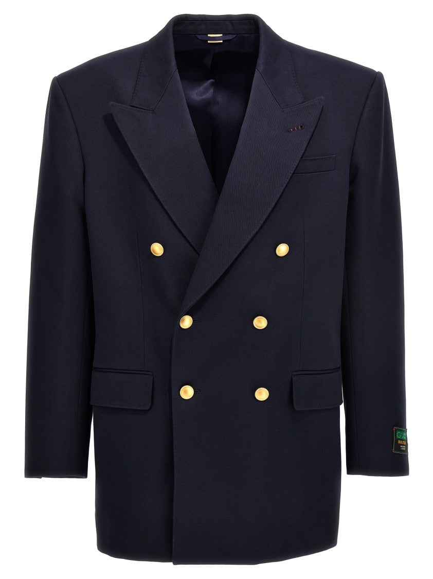 Gucci Gabardine Double Breast Blazer Jacket