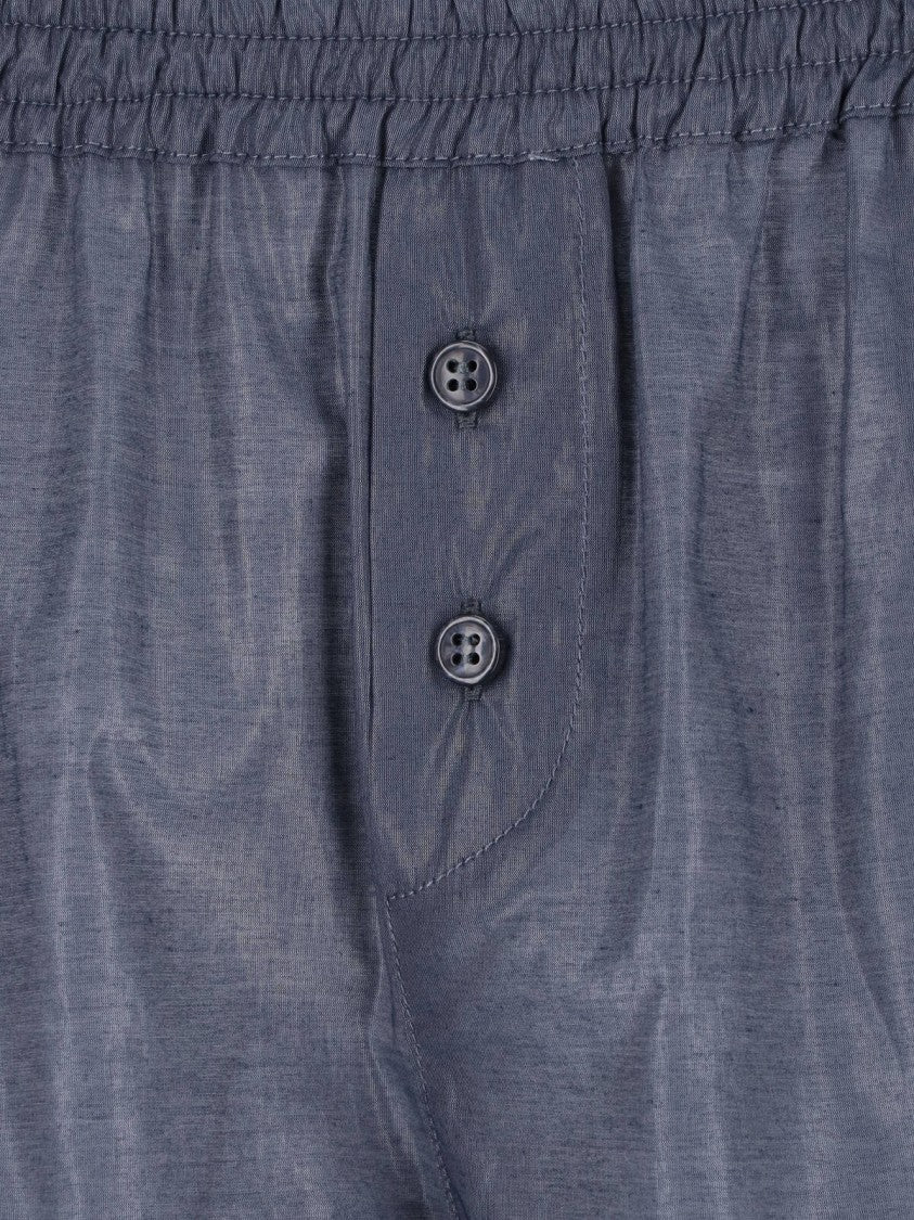 Paloma Wool Blue Textured Elastic Waist Trousers