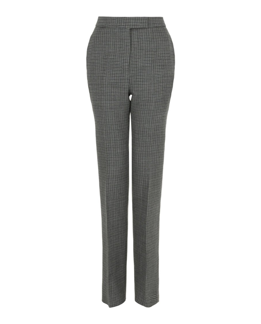 Ferragamo Wool Houndstooth Trousers