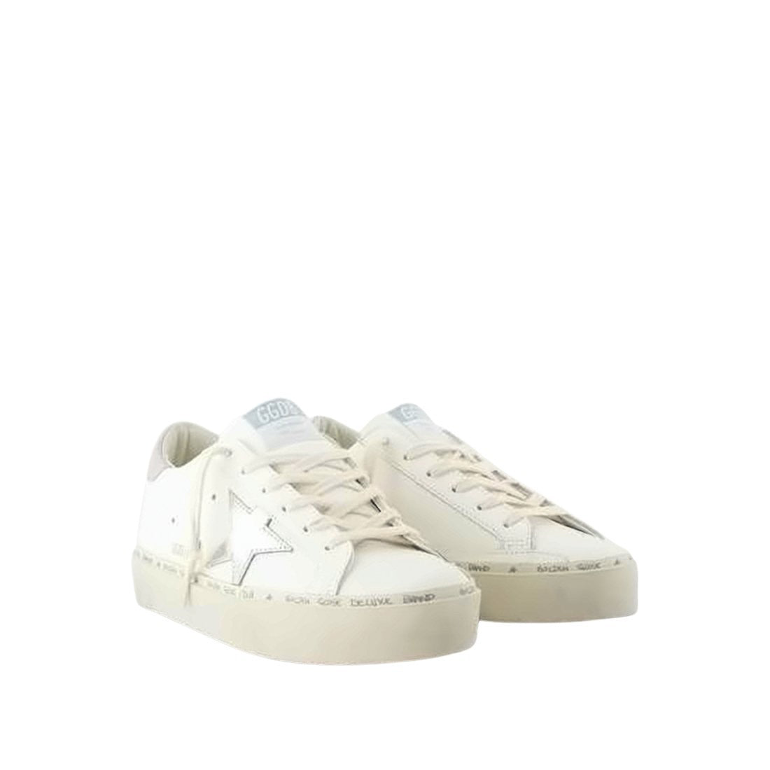Golden Goose Distressed Low-Top Sneakers With Metallic Star Detail