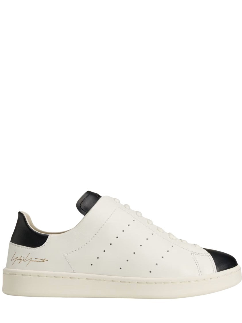 Y-3 Minimalist Diagonal Leather Sneakers