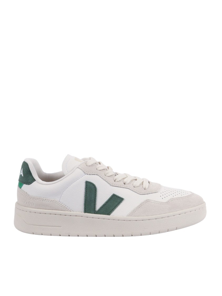 Veja Ex White Cyprus Leather Sneakers