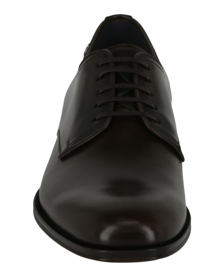 Ferragamo Pershore Leather Derby Shoes