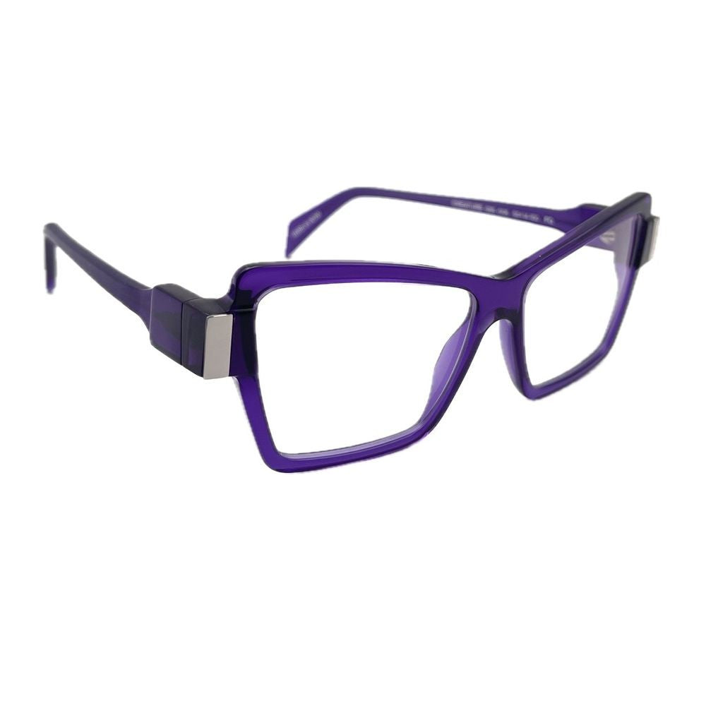 Siens Creature 095 Butterfly-Shape Transparent Purple Acetate Sunglasses