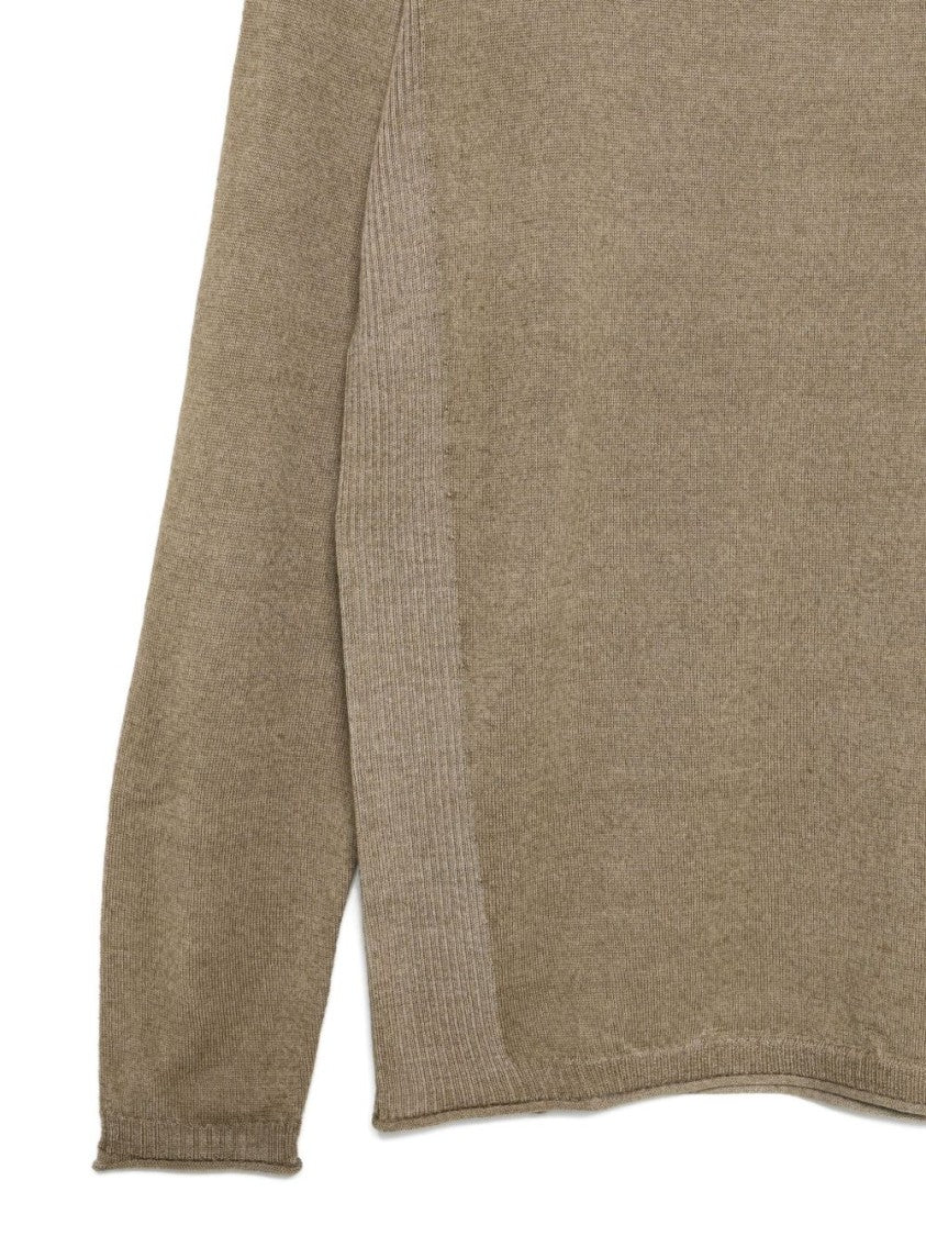 Rrd Relaxed-Fit Knitted Sweater With Ribbed Panels