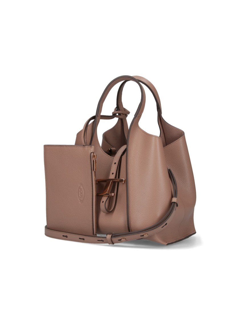 Tod's Small Textured Leather Tote Bag