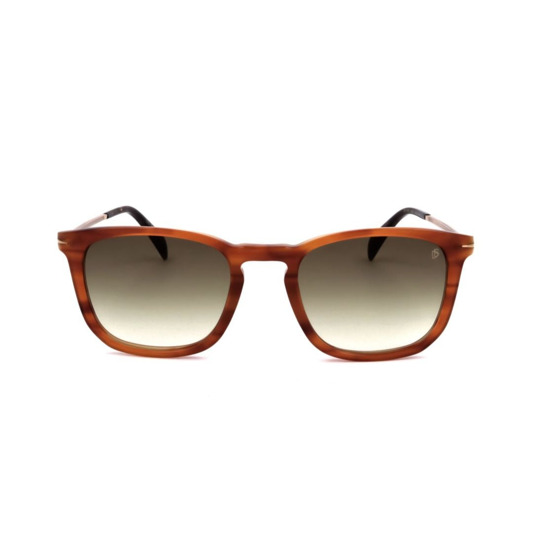 David Beckham Gold Db 1034/S Tortoiseshell Acetate Square Sunglasses