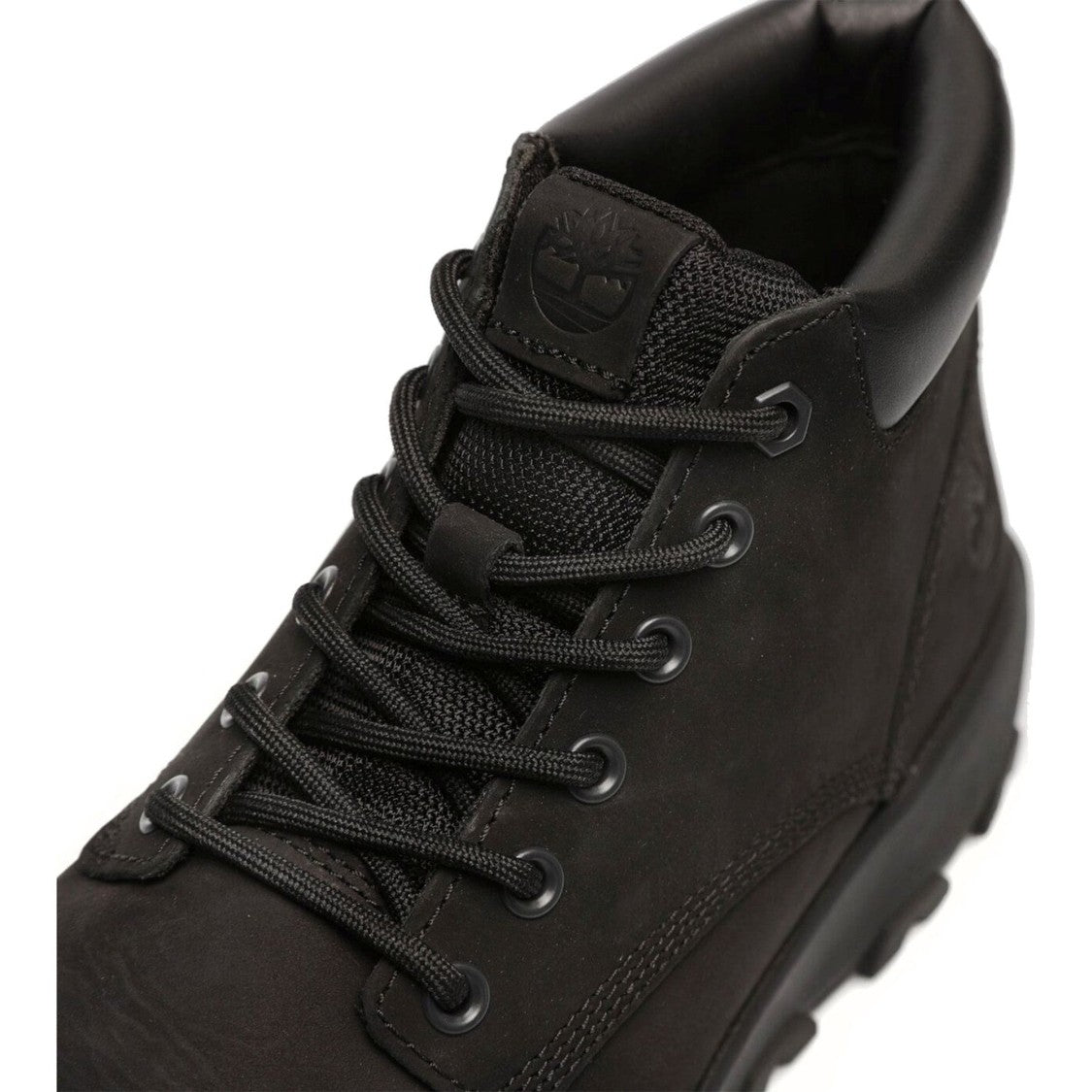 Timberland Winsor Park Black Minimalist Padded Collar Nubuck Boots