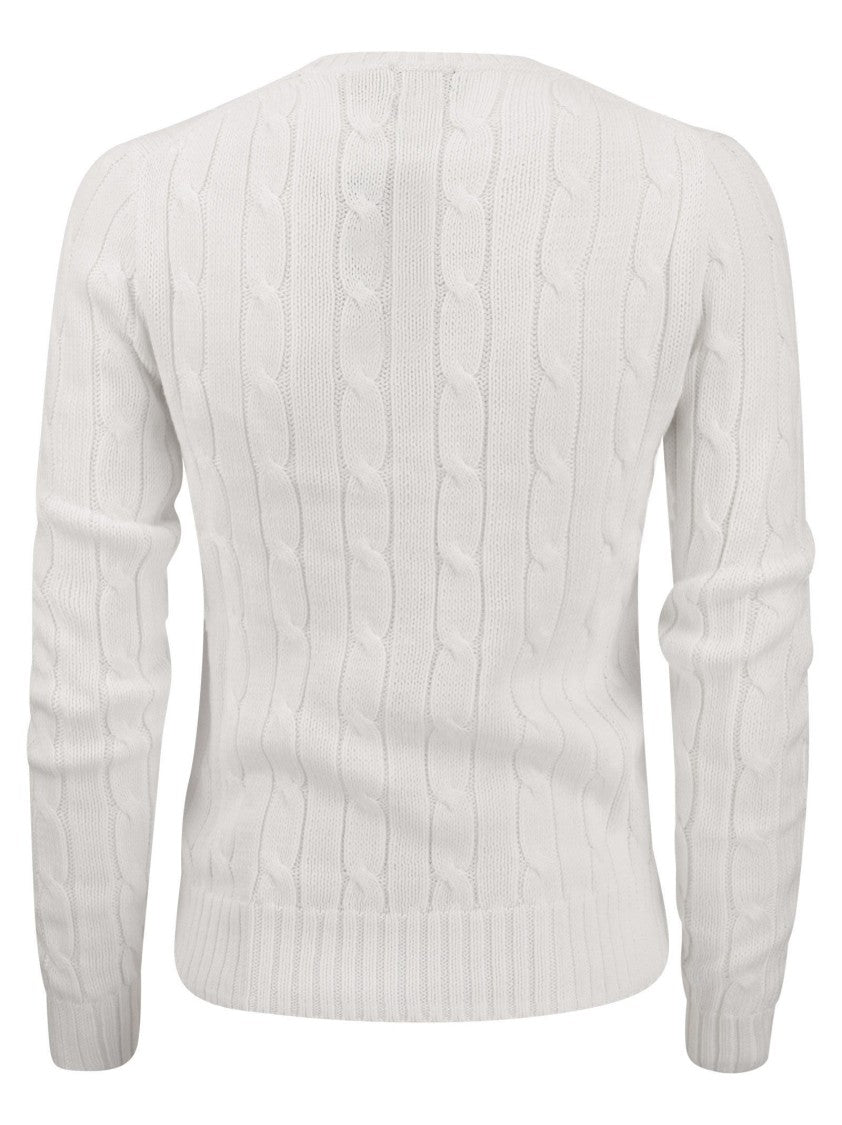 Polo Ralph Lauren Slim-Fit Cable Knit Sweater With Classic Design