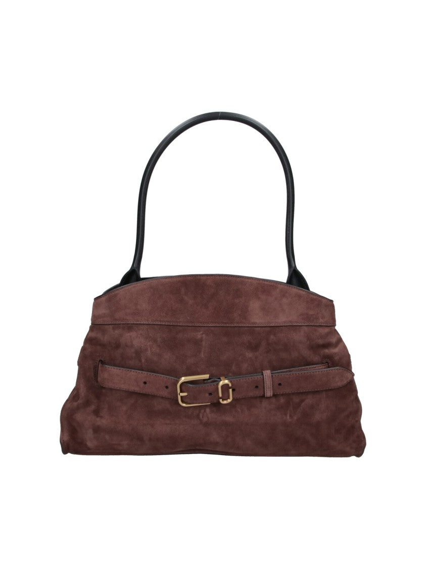 Marc Jacobs Brown The Dakota Suede Shoulder Bag