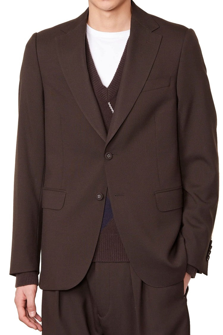 Officine Generale Single-Breasted Wool Jacket Mod. Giovanni