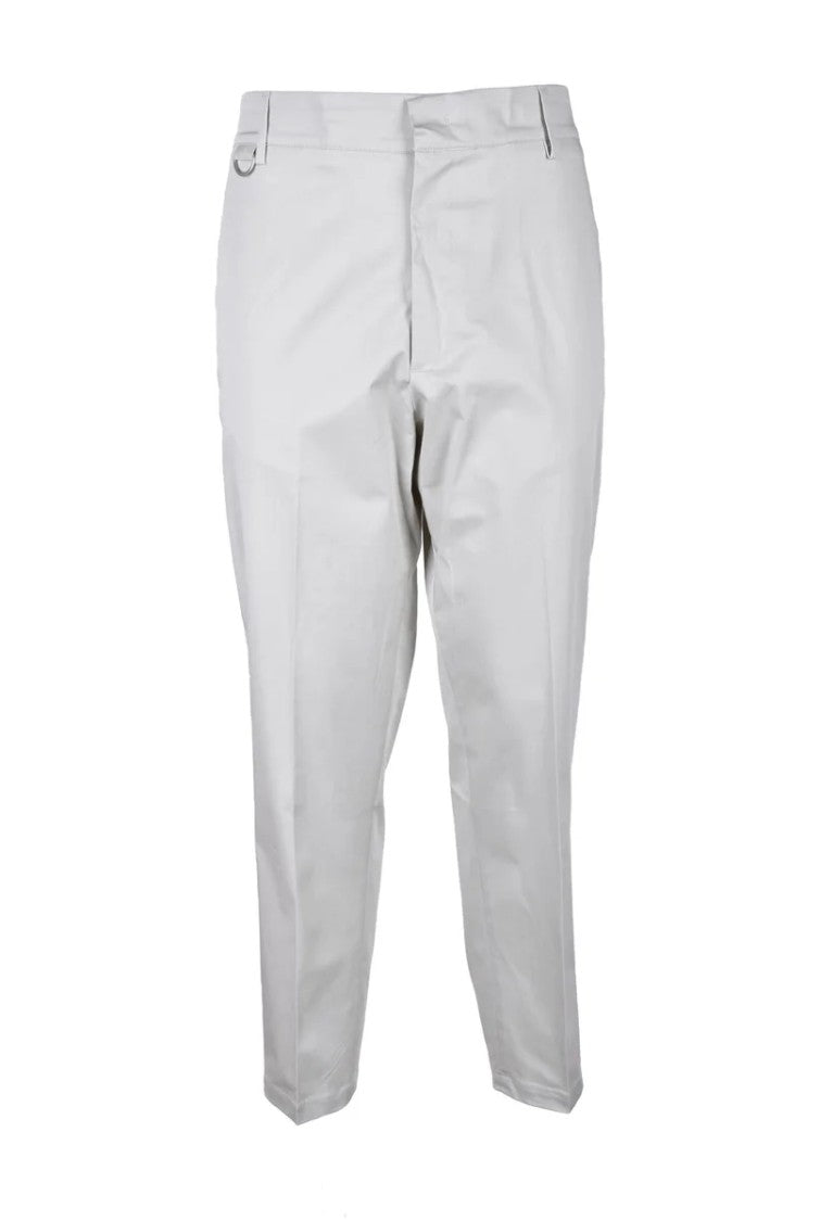 Low Brand Light Grey Stretch Cotton Pants