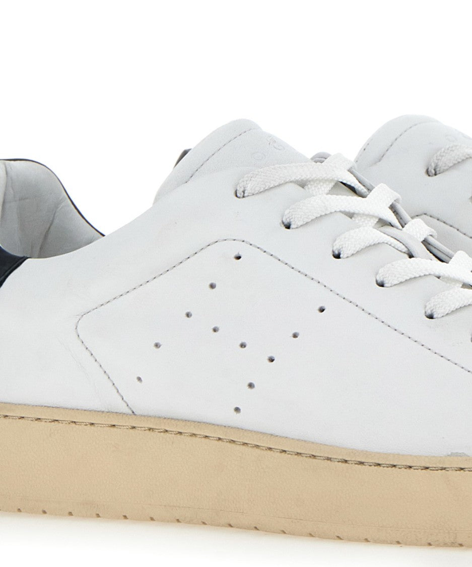 Hogan Minimalist White Leather Sneakers