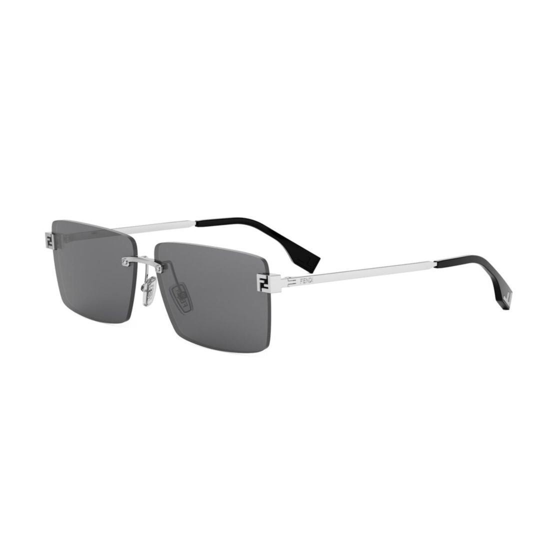 Fendi Fe40165u Rimless Rectangular Sunglasses