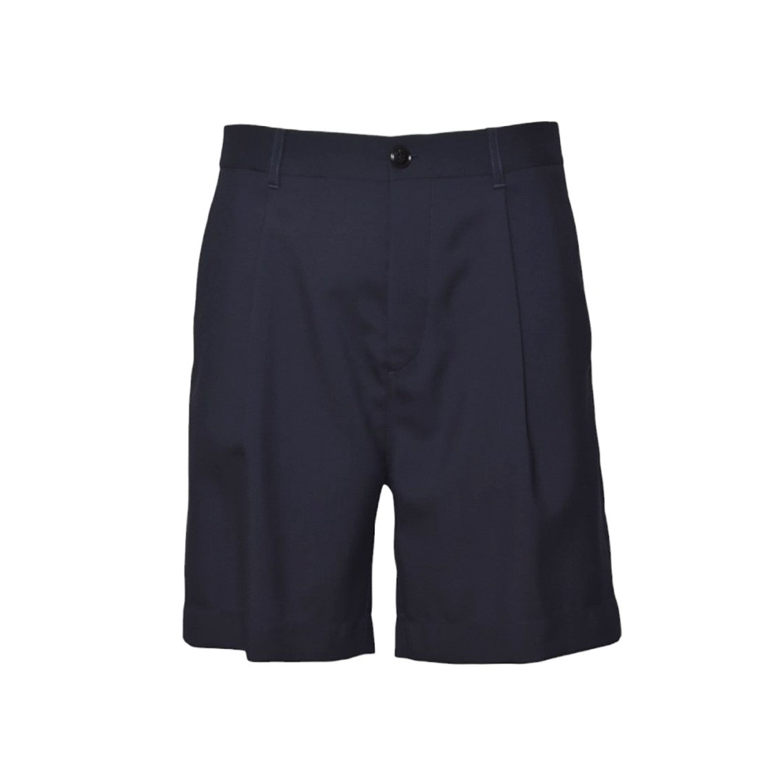 Marni Midnight Blue Wool Bermuda Shorts