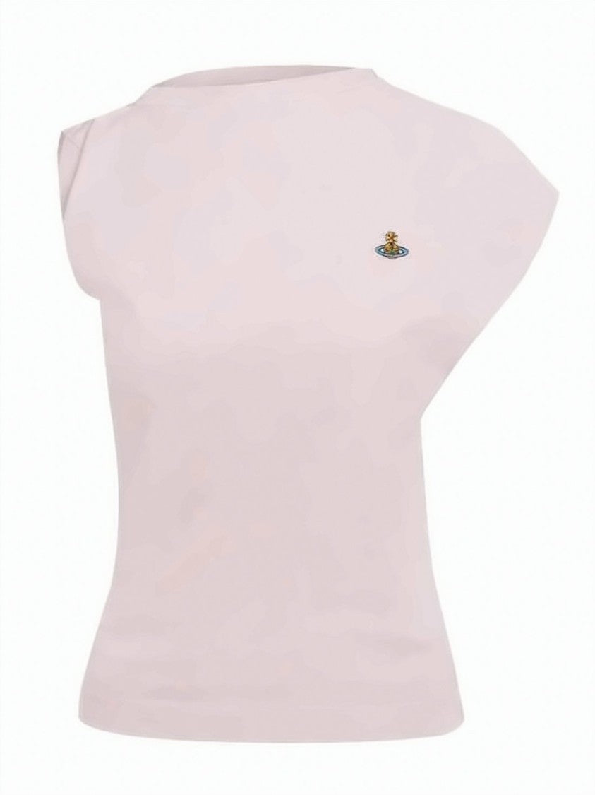 Vivienne Westwood Asymmetrical Light Pink Top