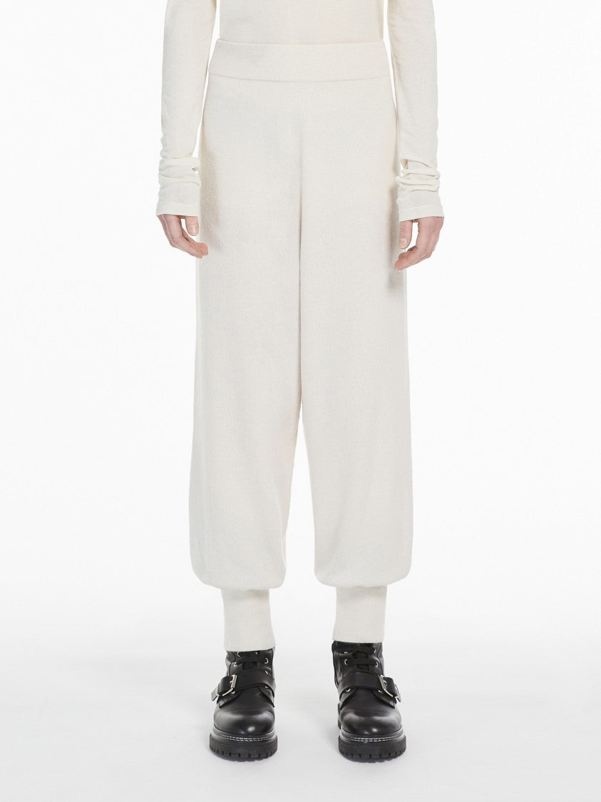 Max Mara Cropped Wide-Leg Pants With High Waist