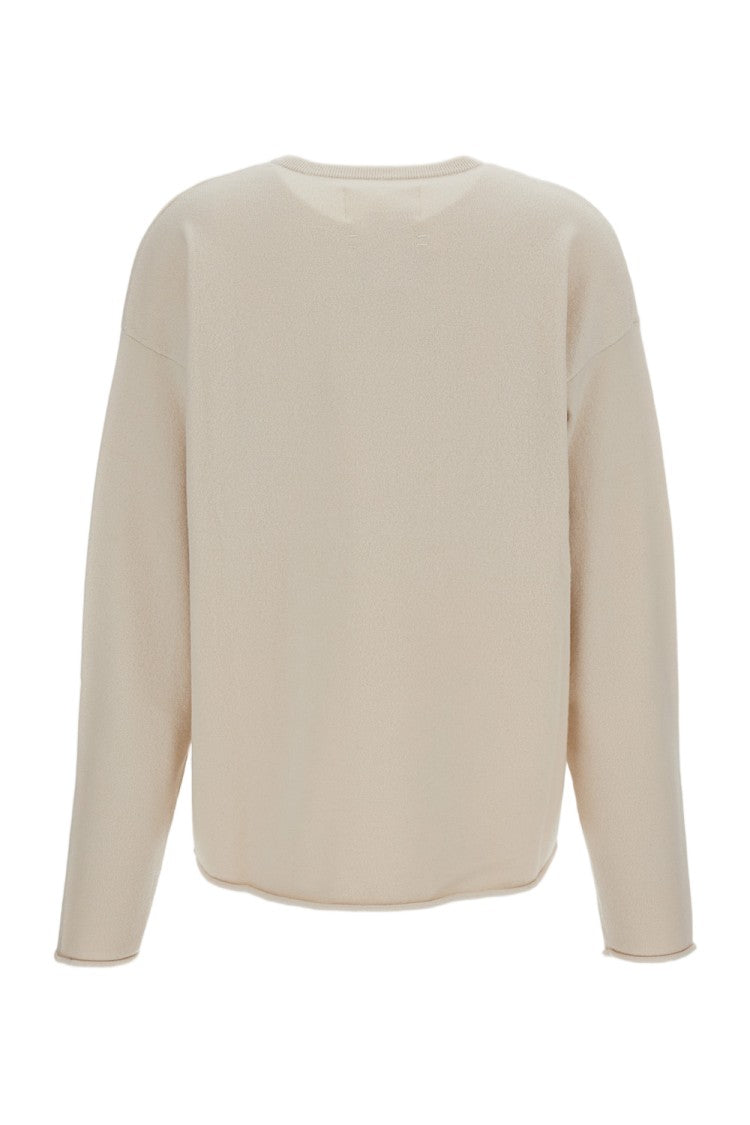 Extreme Cashmere Off White Cashmere-Blend N.493 Oversized Sweater