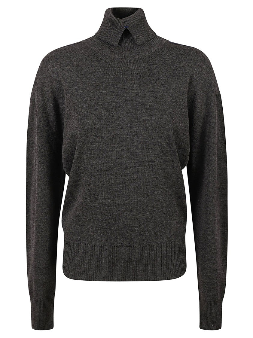 Burberry Relaxed-Fit High Neck Sweater