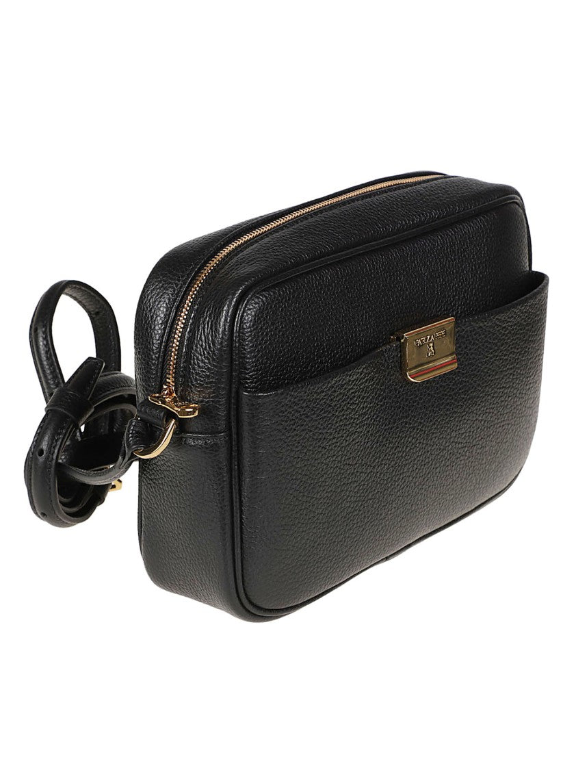 Patrizia Pepe All Day Calf Leather Shoulder Bag