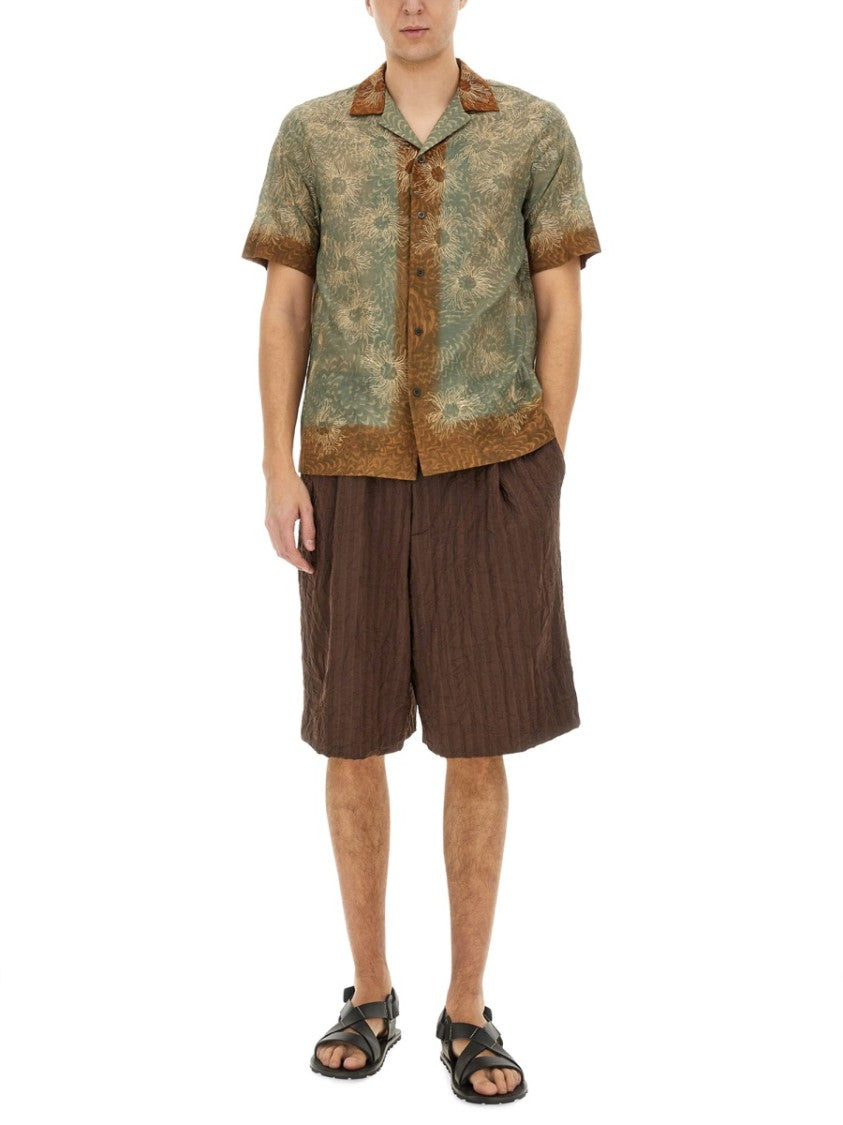Dries Van Noten Boxy Fit Shirt With Classic Collar