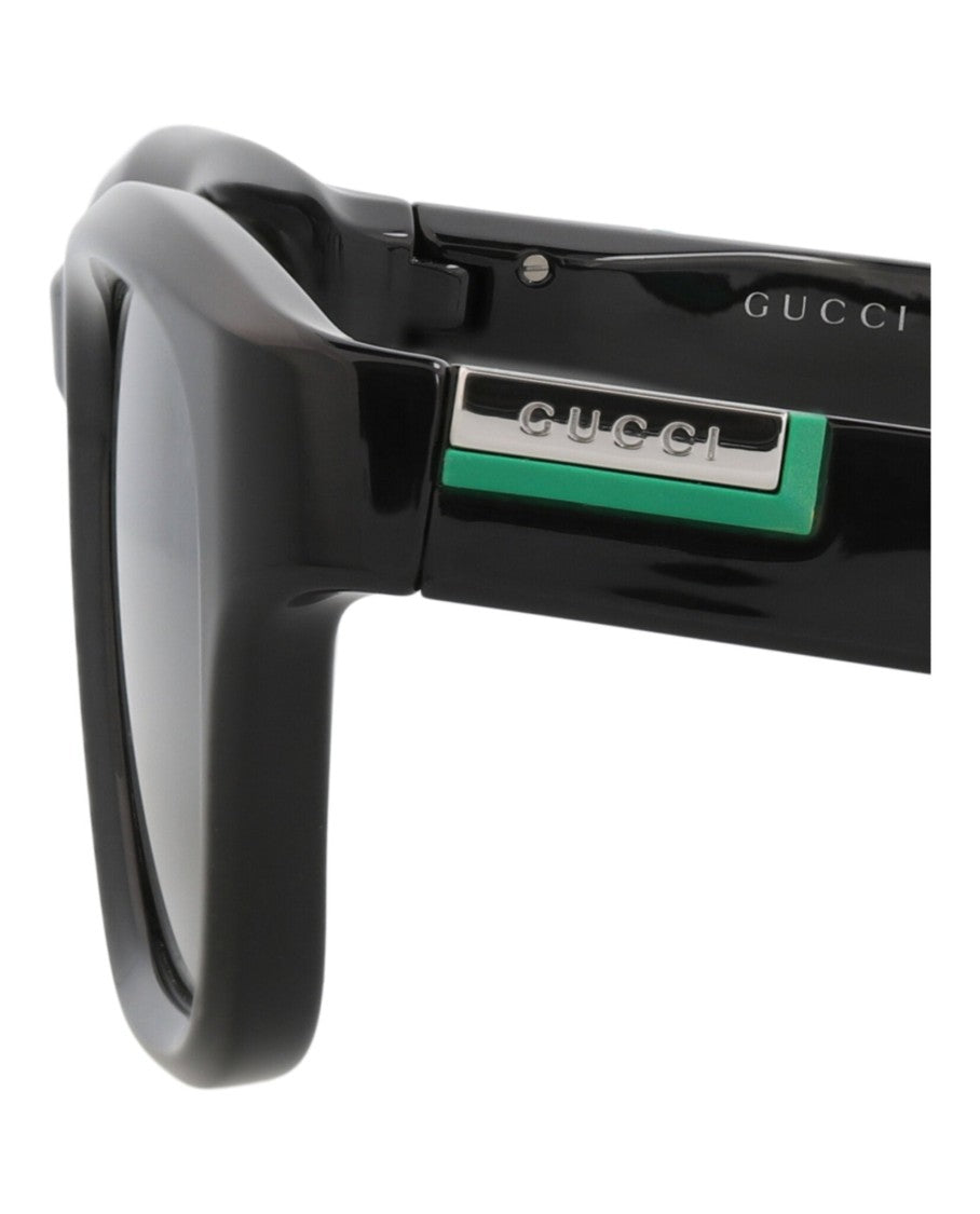 Gucci Square-Frame Injection Sunglasses