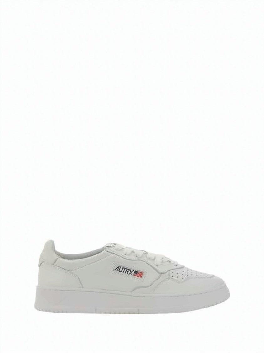 Autry Low-Top Sneakers With Perforated Goat Leather Upper