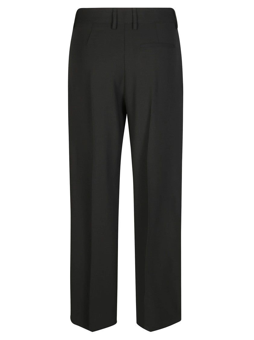 Forte Forte High-Waisted Tailored Trousers In Wool And Viscose Blend