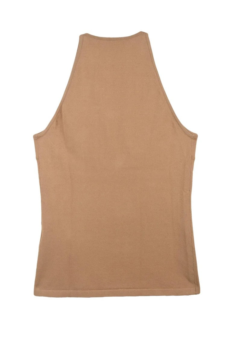 Max Mara Viscose Top - Camel