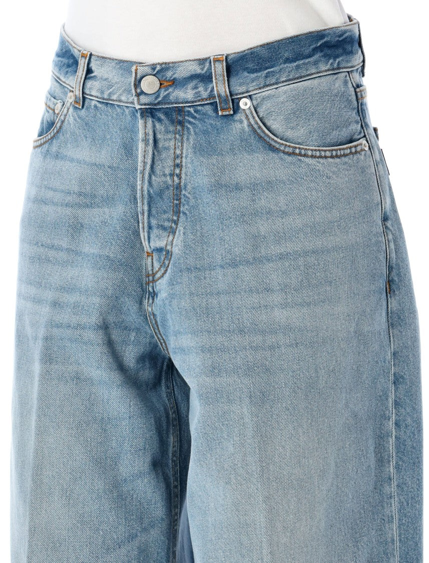 Haikure Bethany Wide-Leg High-Waist Denim Jeans