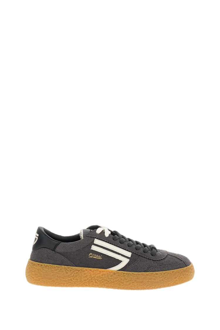 Puraai Gray 1.01 Vintage Vegan Leather Sneakers