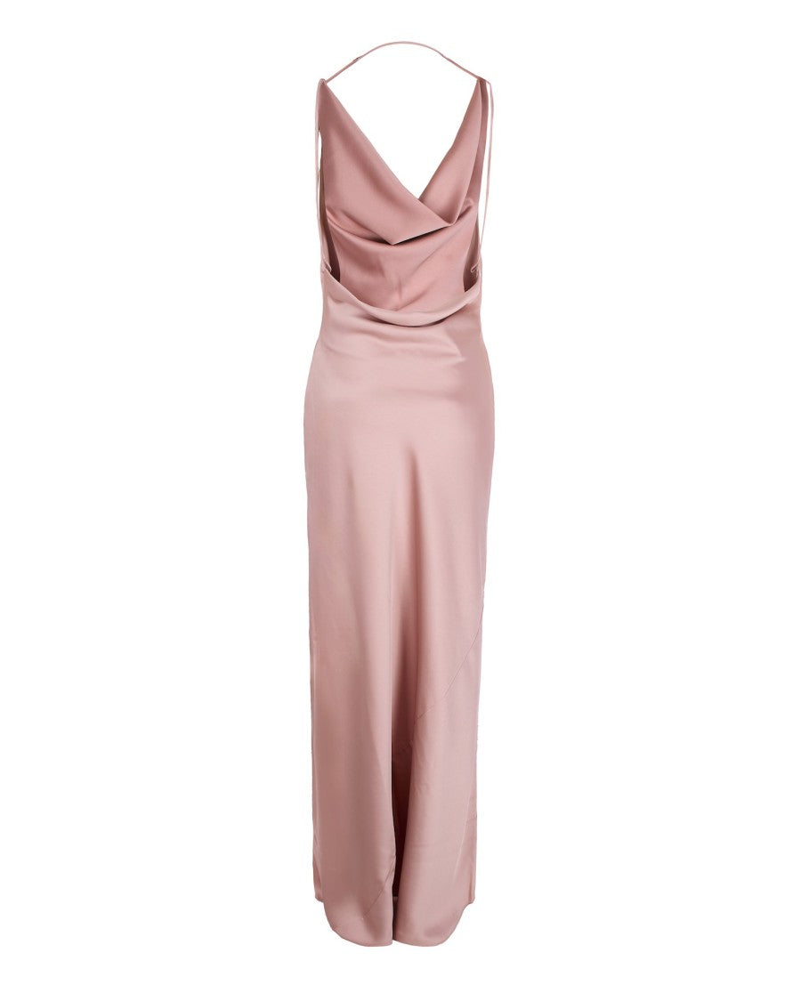 The Andamane Vera Petal Satin Dress