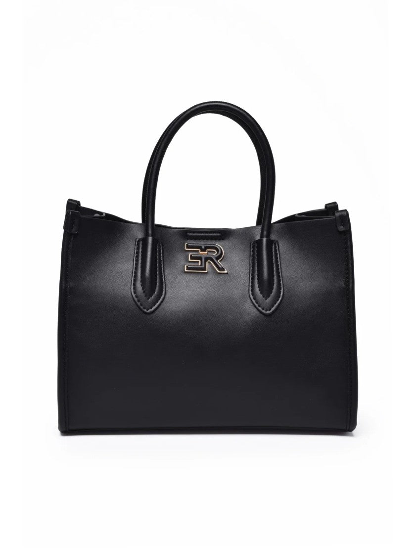 Ermanno Firenze Tote Tiny Handbag With Structured Silhouette And Clip Closure