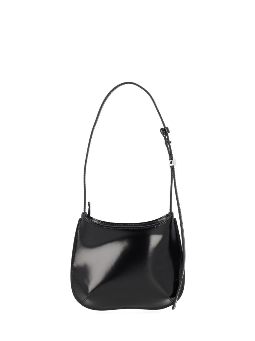 Jacquemus Black Adjustable Strap Leather Shoulder Bag