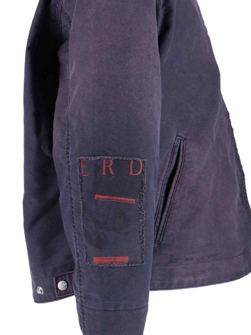 Enfants Riches Déprimés "Chaptire Xxi"Jacket, In Purple Cotton Jersey