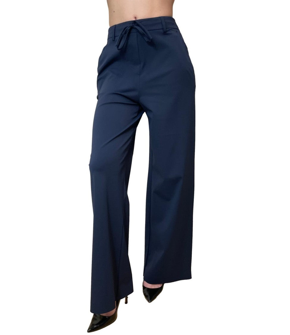 Max Mara Blue Mmlagoraio Polyamide Casual Trousers