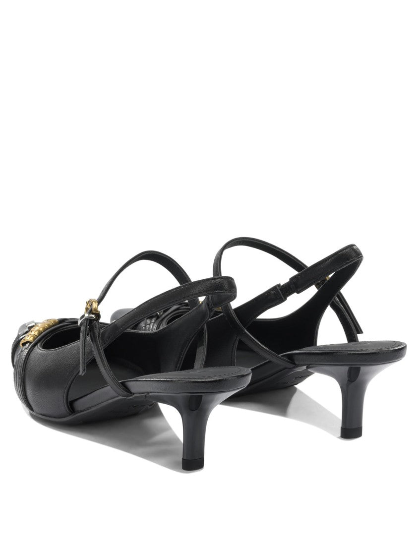 Pinko Pointed Toe Slingback Pumps
